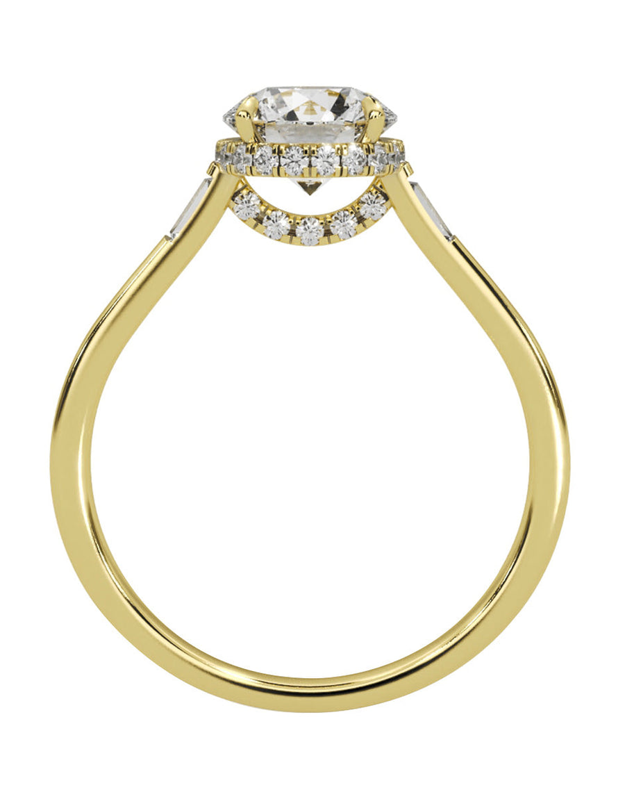 Anillo de compromiso - pavé - M846-RD-LG