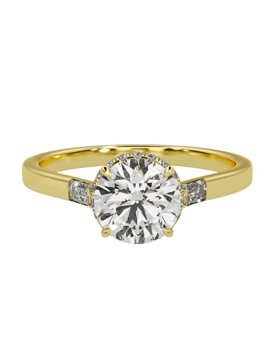 Anillo de compromiso - pavé - M846-RD-LG