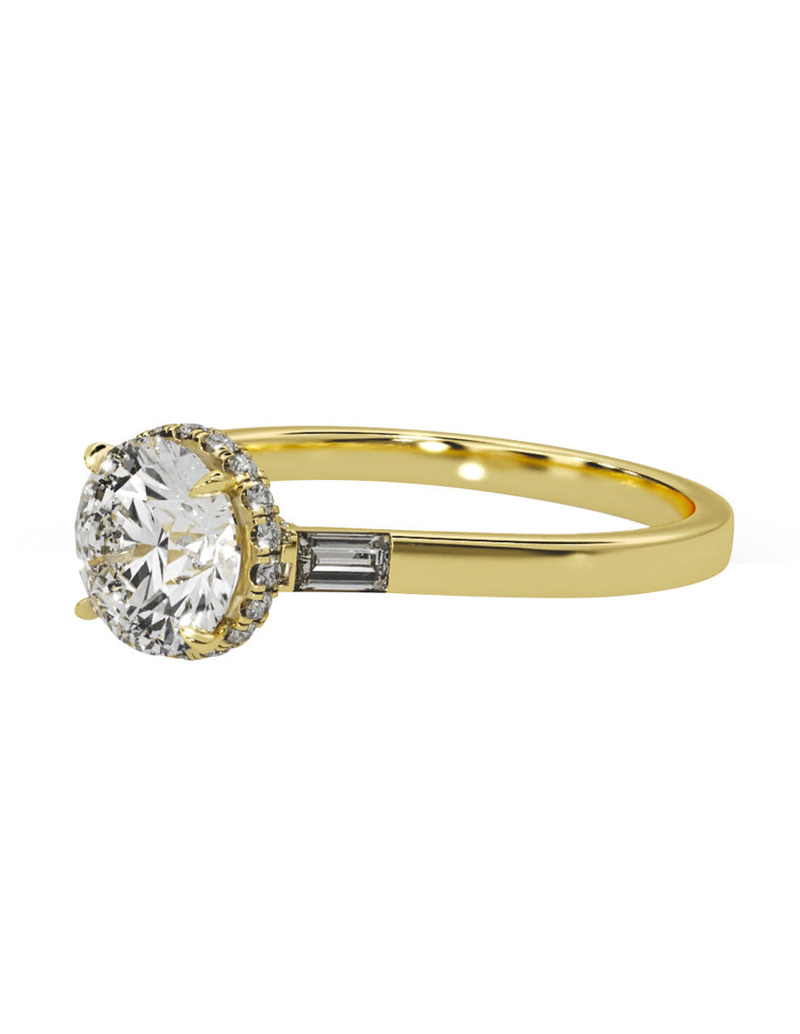 Anillo de compromiso - pavé - M846-RD-LG