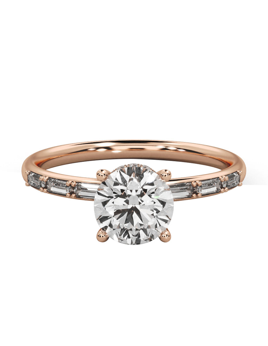 MONTADURA PARA PERSONALIZAR ANILLO DE COMPROMISO - PAVÉ