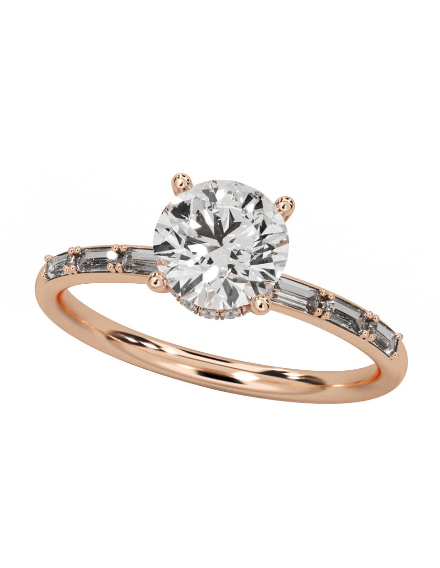 Anillo de compromiso - pavé - M847-RD-LG