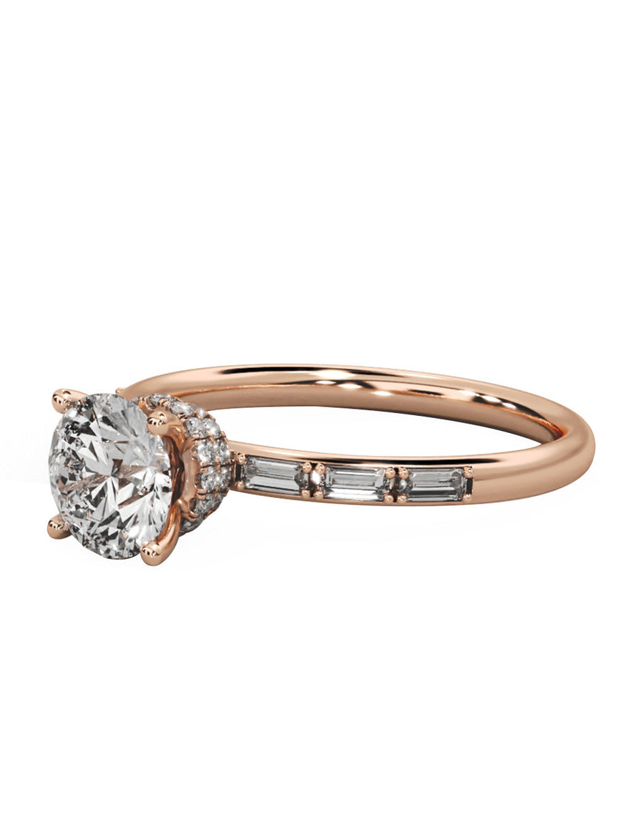 Anillo de compromiso - pavé - M847-RD-LG