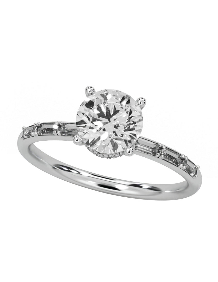Anillo de compromiso - pavé - M847-RD-LG