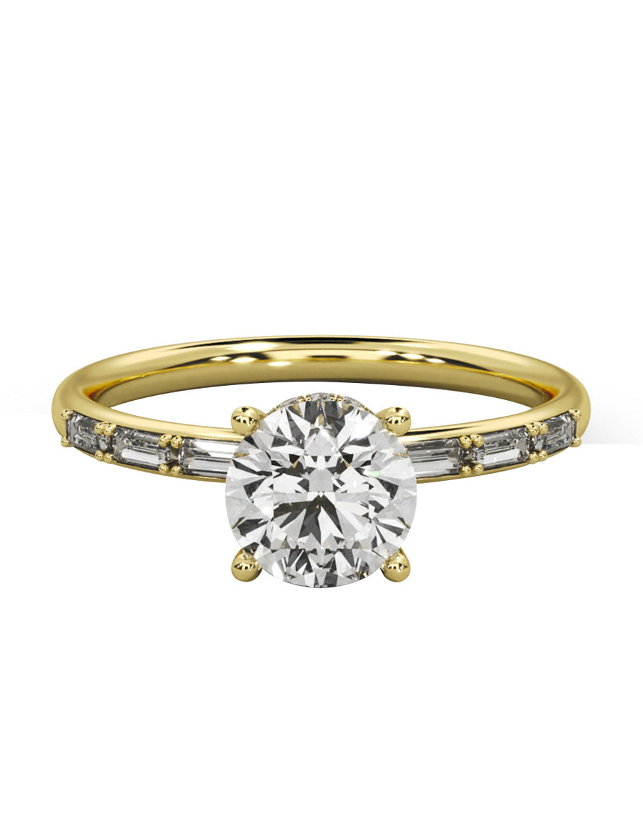 MONTADURA PARA PERSONALIZAR ANILLO DE COMPROMISO - PAVÉ