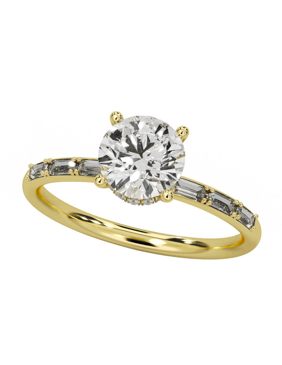 Anillo de compromiso - pavé - M847-RD-LG