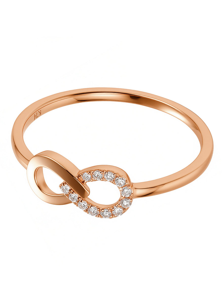 Anillo de Moda con Pavé