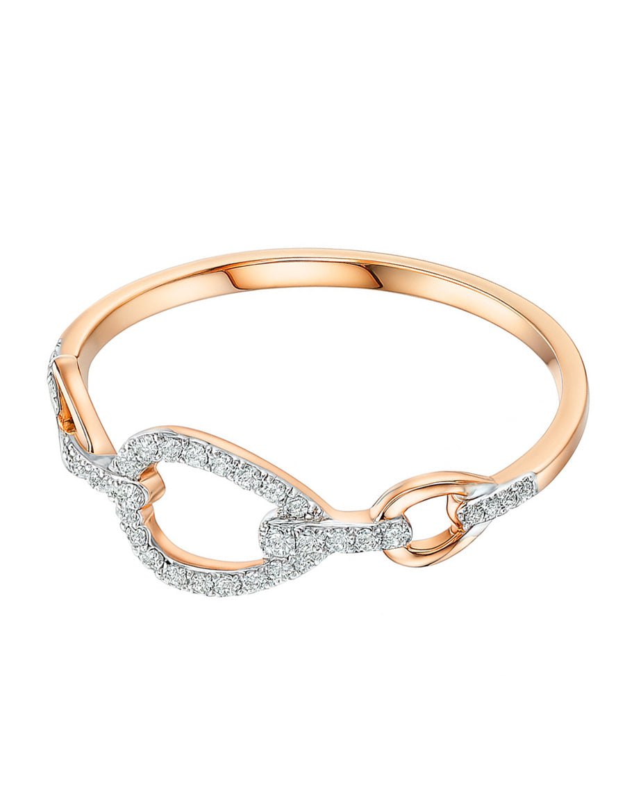 Anillo de Moda con Pavé