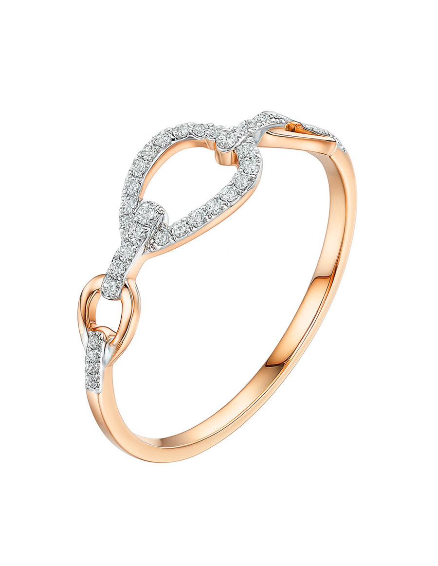 Anillo de Moda con Pavé