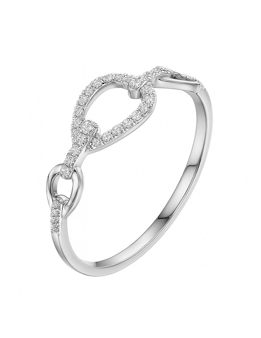 Anillo de Moda con Pavé