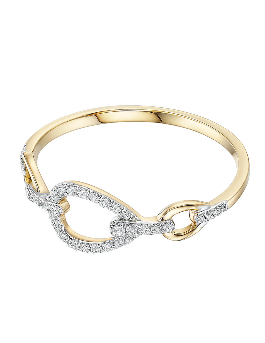 Anillo de Moda con Pavé