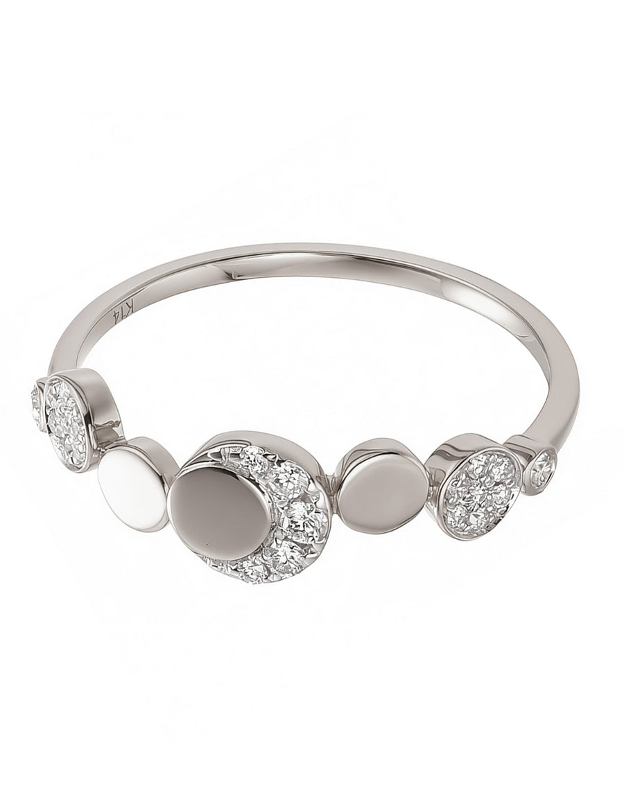 Anillo de Moda con Pavé