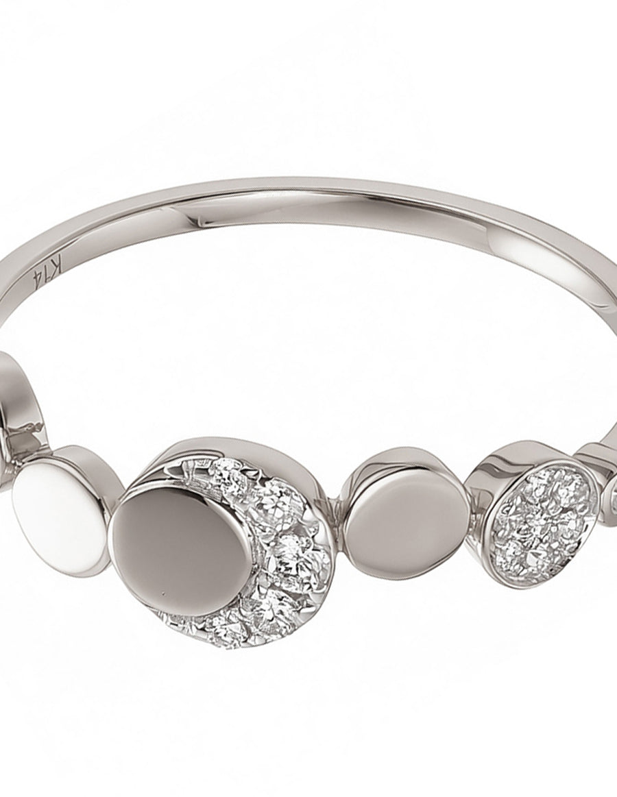 Anillo de Moda con Pavé