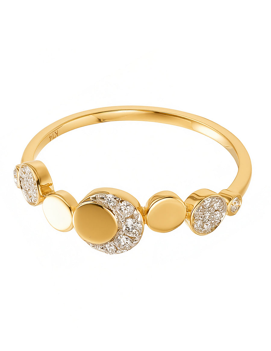 Anillo de Moda con Pavé
