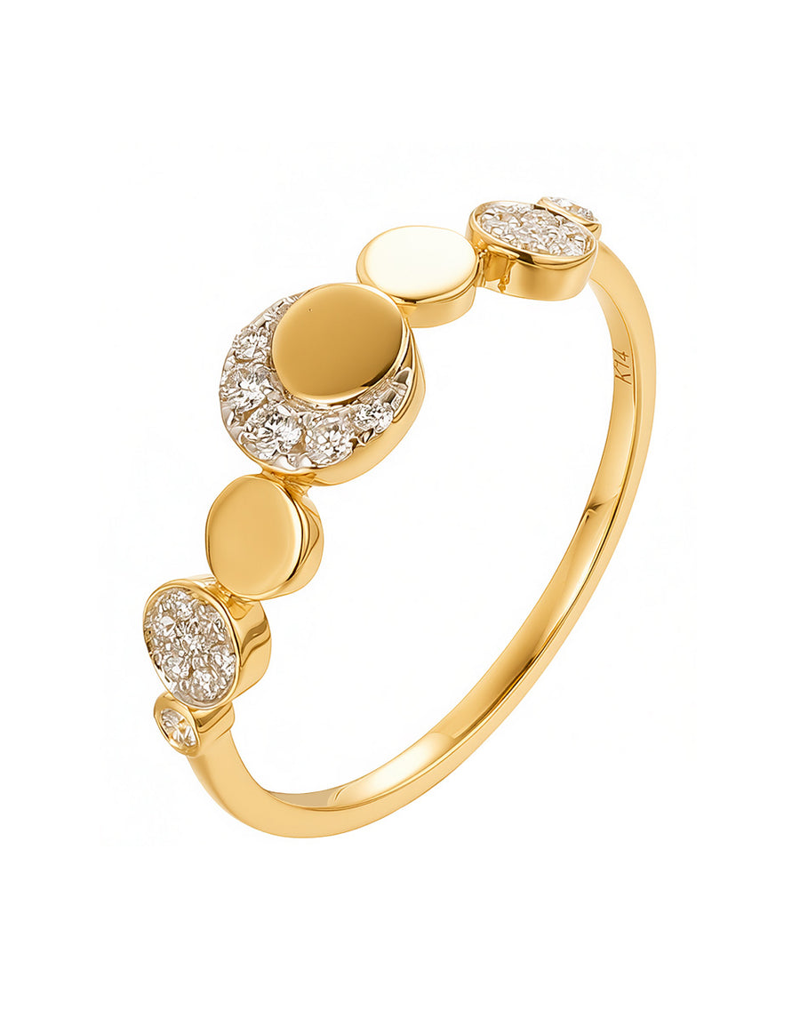 Anillo de Moda con Pavé