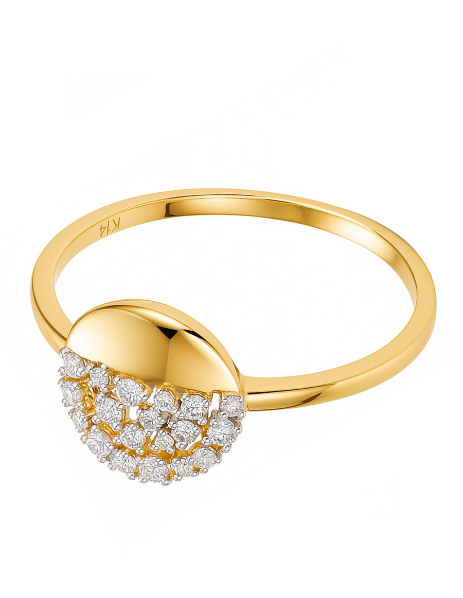 Anillo de Moda con Pavé