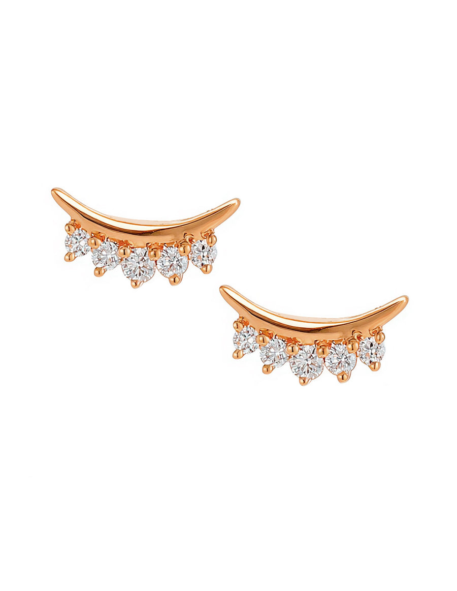 Aretes con Piedras Laterales
