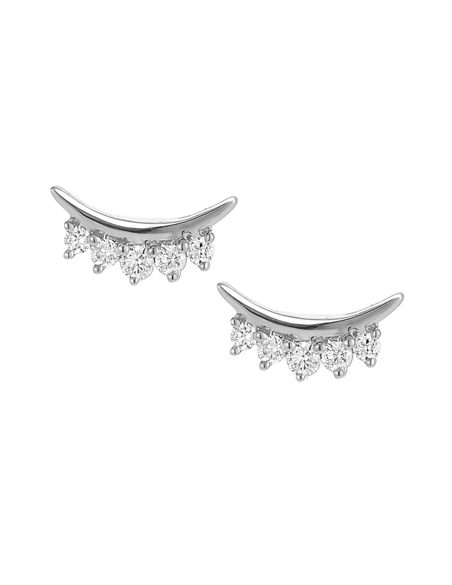 Aretes con Piedras Laterales