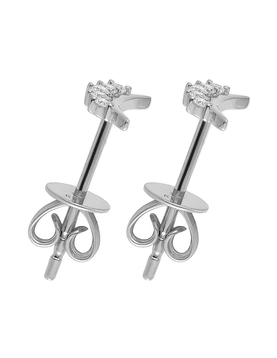 Aretes con Piedras Laterales