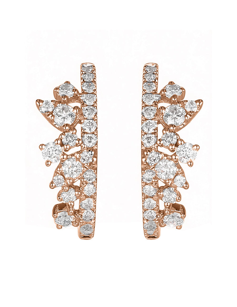 Aretes con Piedras Laterales