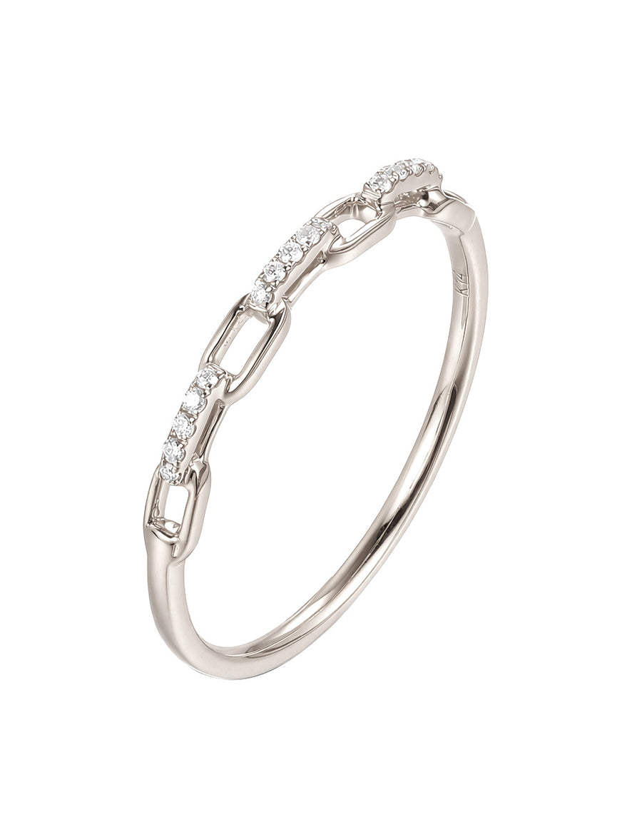 Anillo de Compromiso con Pavé