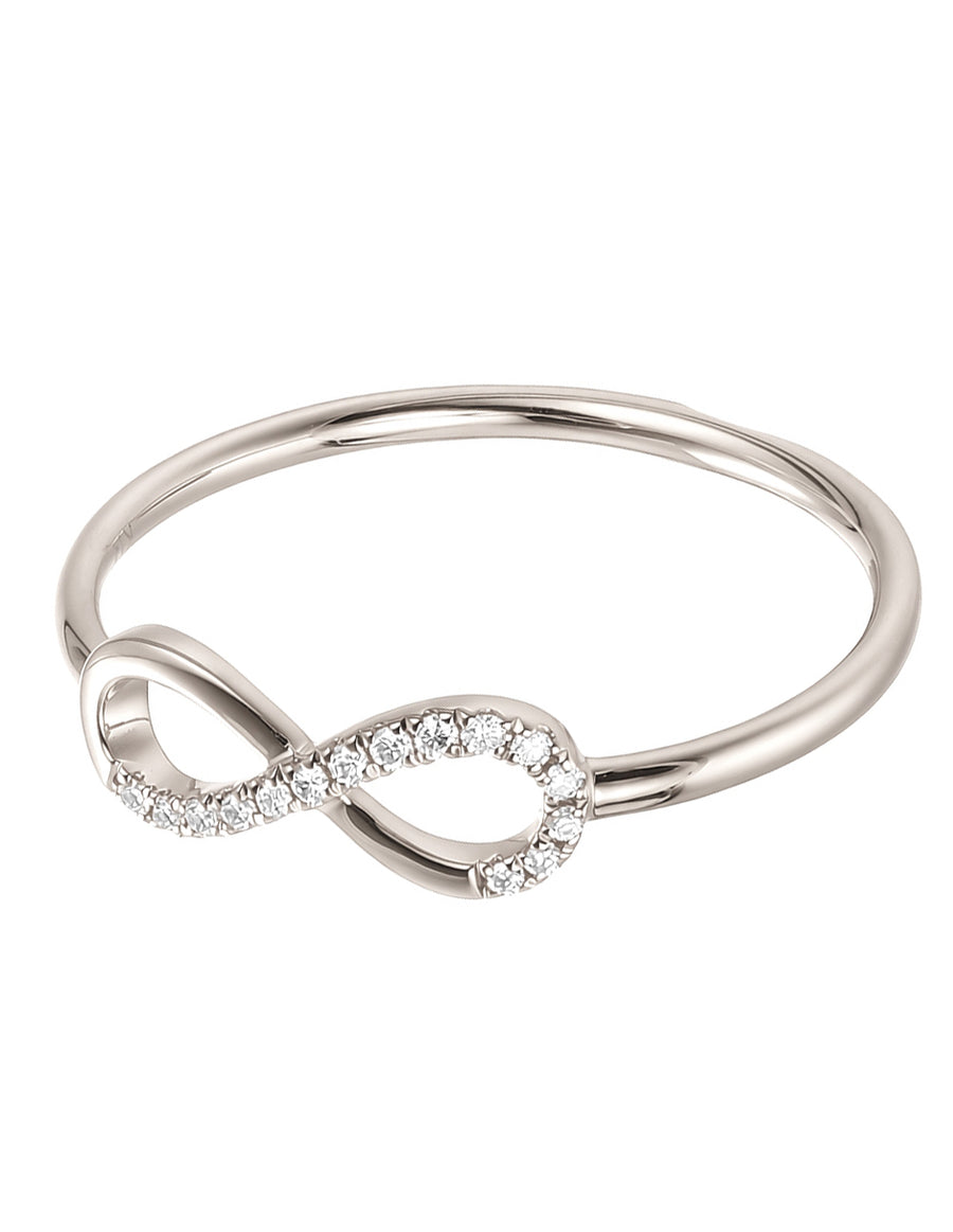 Anillo de Moda con Piedras Laterales