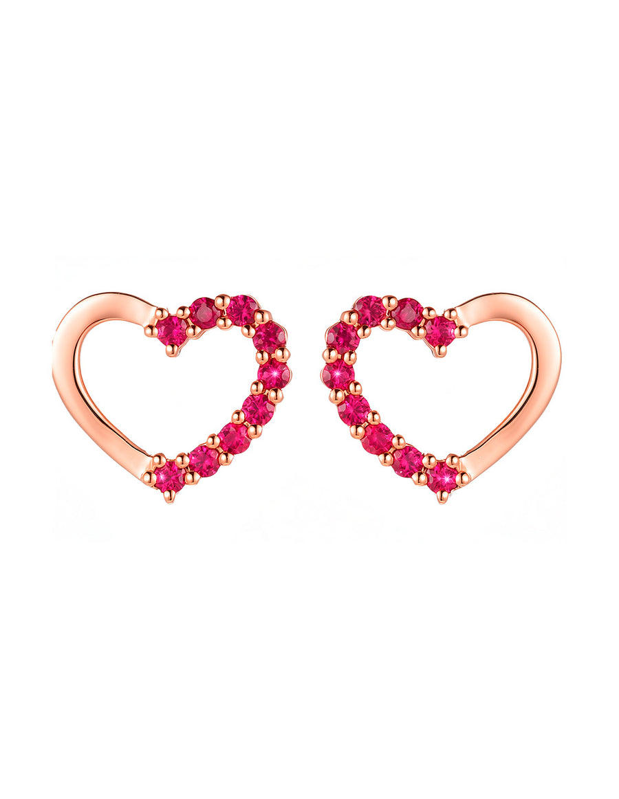 Aretes con Piedras Laterales