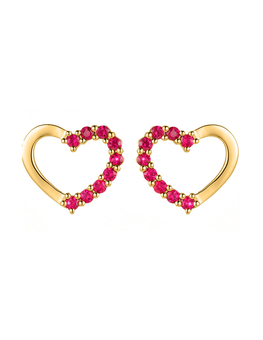 Aretes con Piedras Laterales