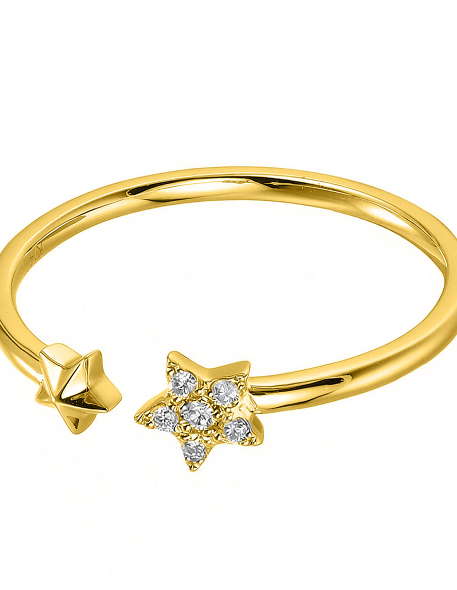 Anillo de Moda con Pavé