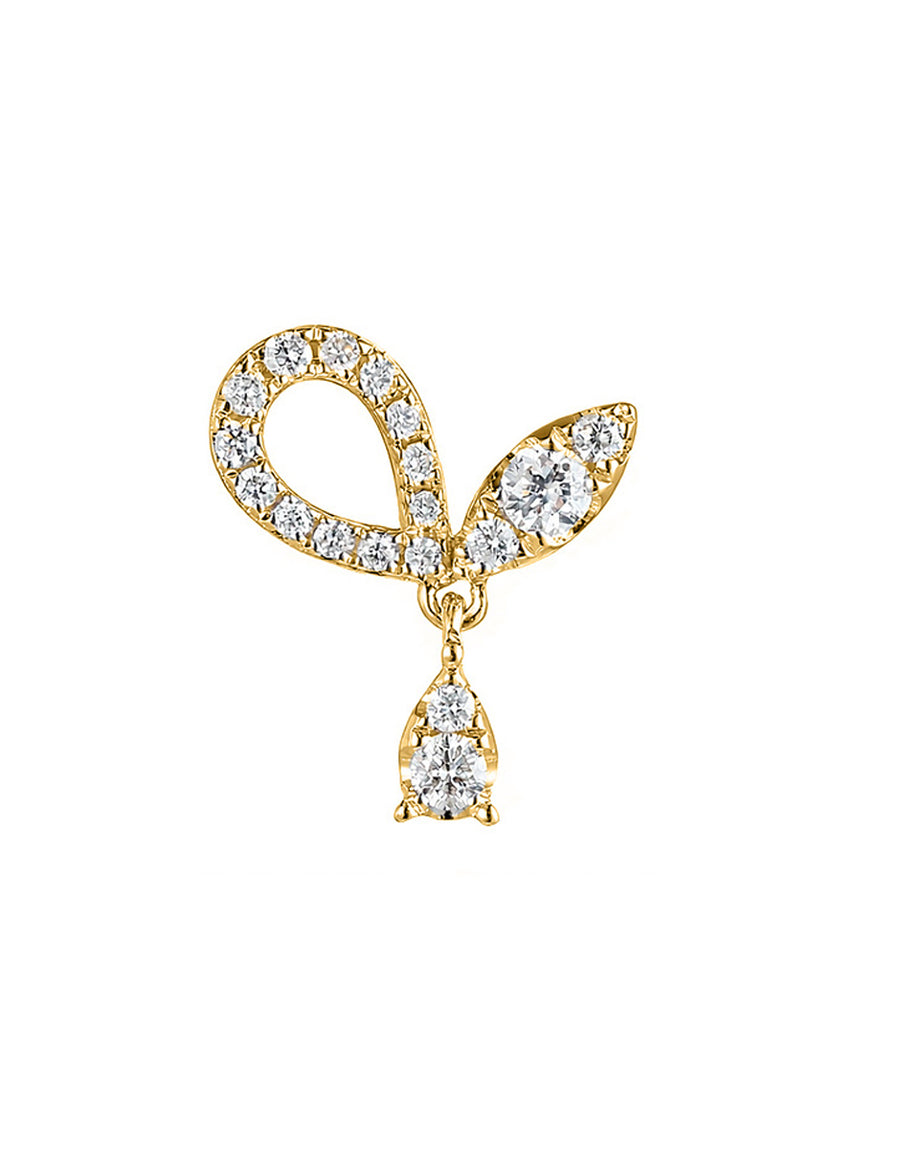 Aretes con Piedras Laterales