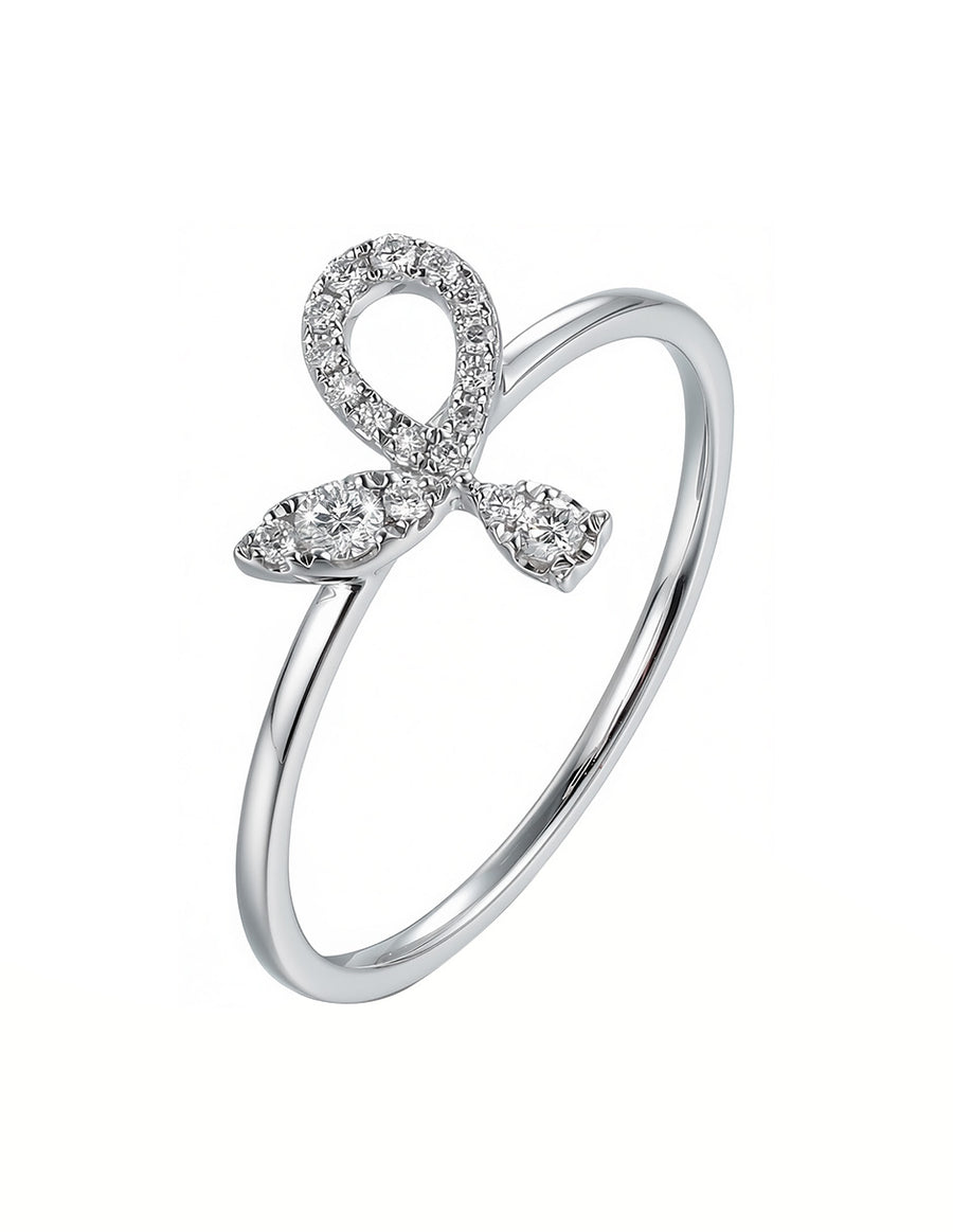 Anillo de Moda con Pavé
