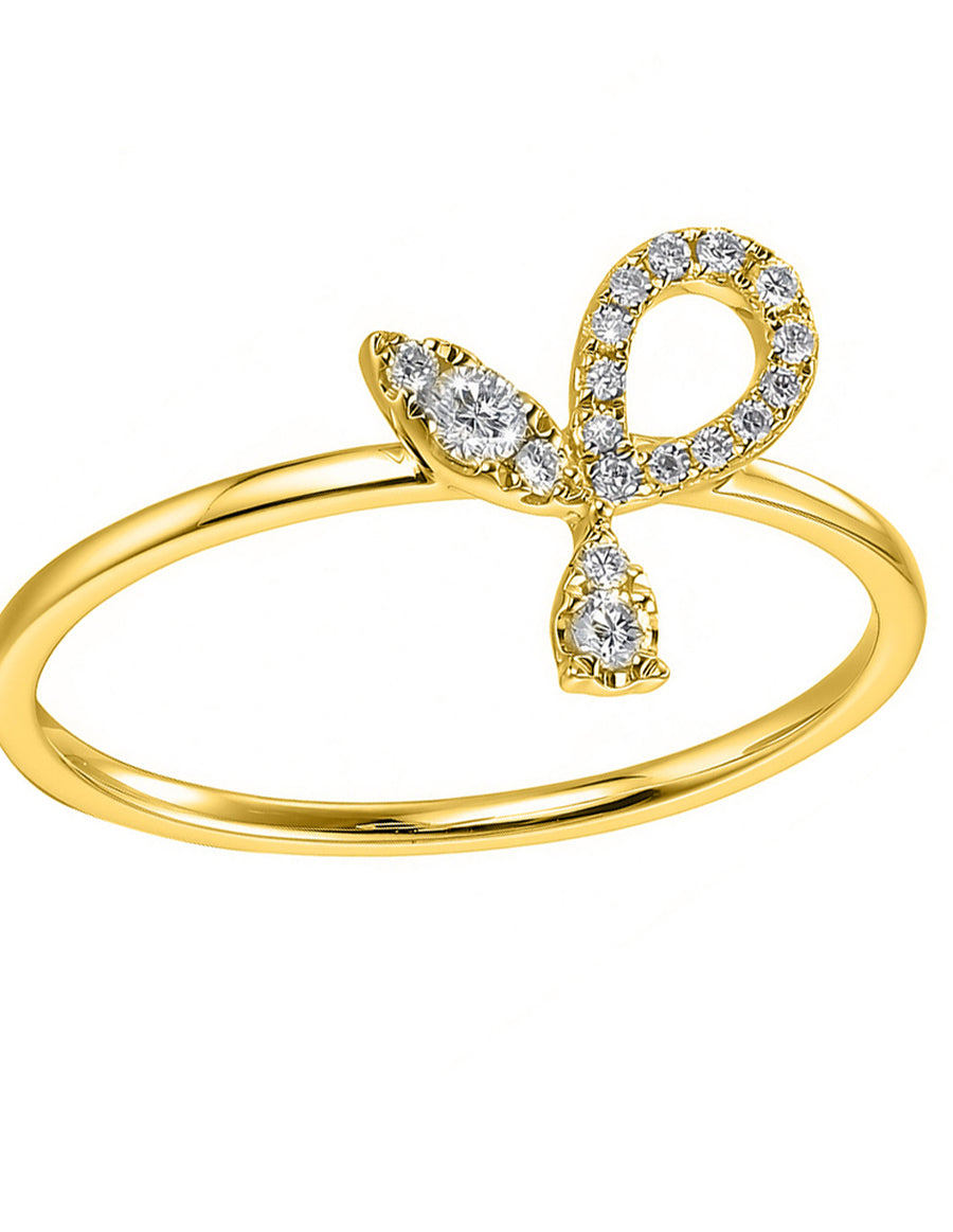 Anillo de Moda con Pavé