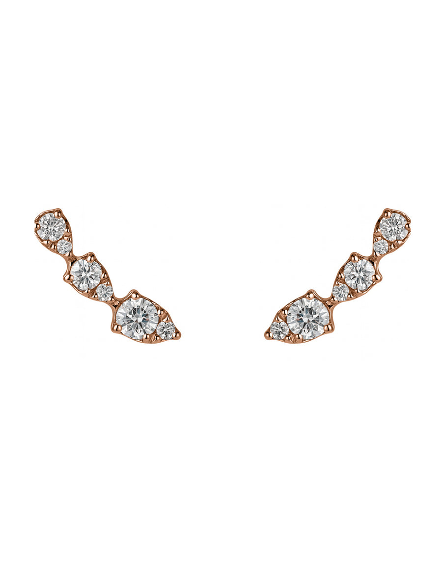 Aretes con Piedras Laterales