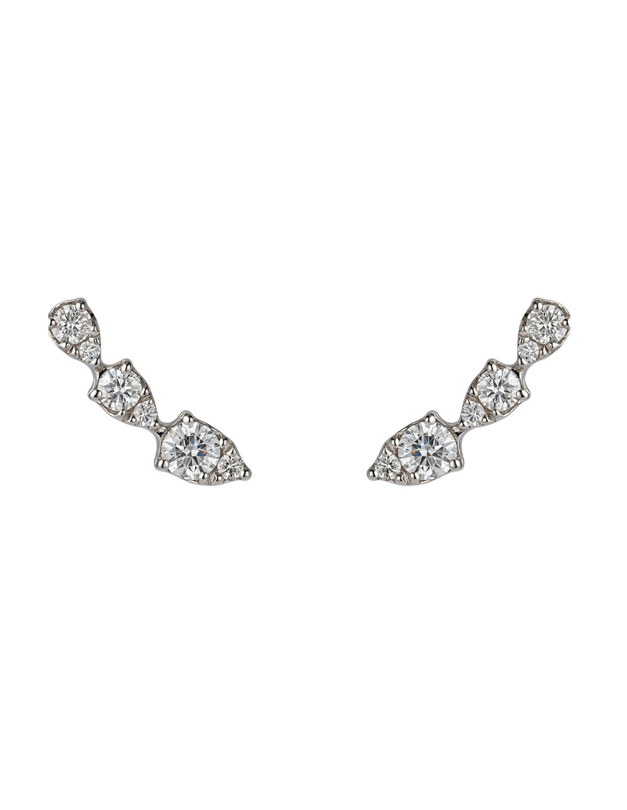 Aretes con Piedras Laterales