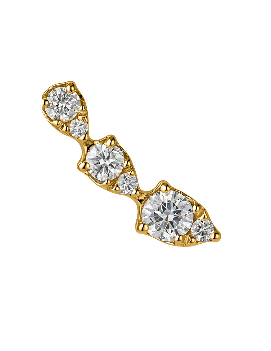 Aretes con Piedras Laterales