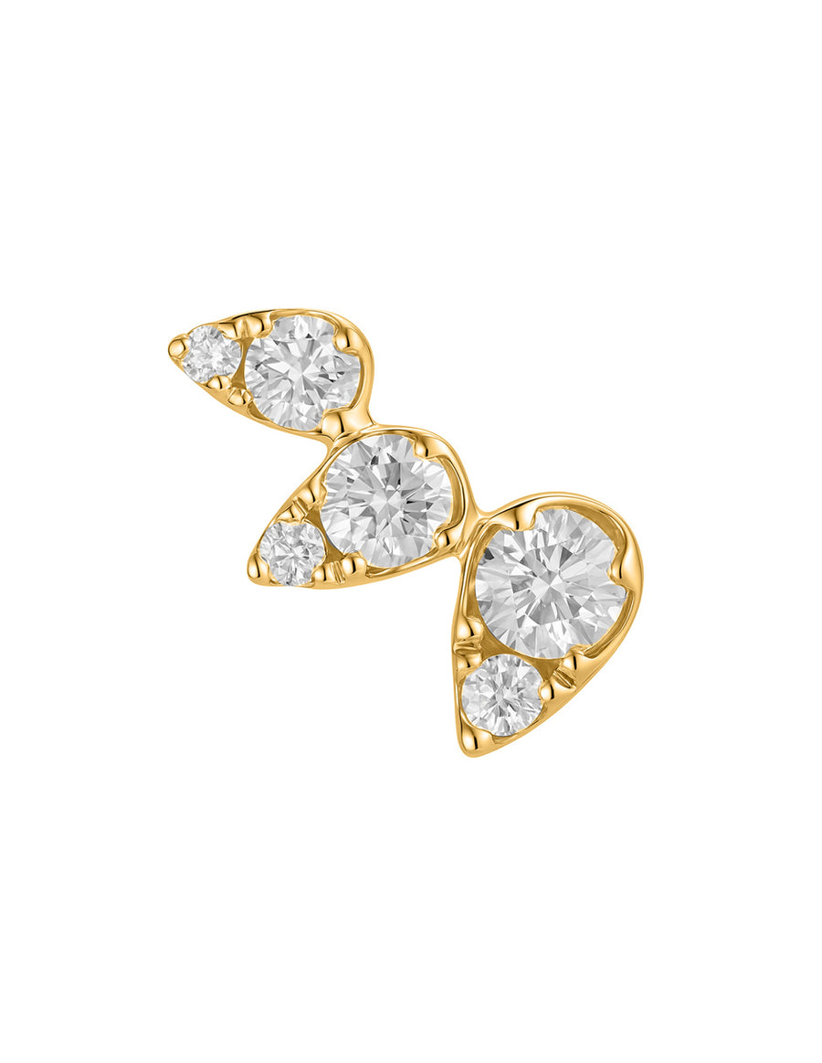 Aretes con Piedras Laterales