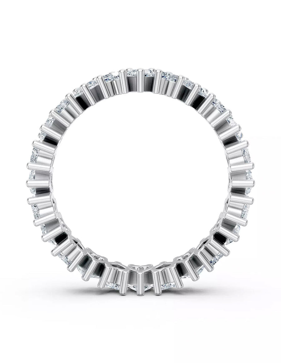 Anillo de Compromiso - piedras laterales - MIO33-RG-CZ