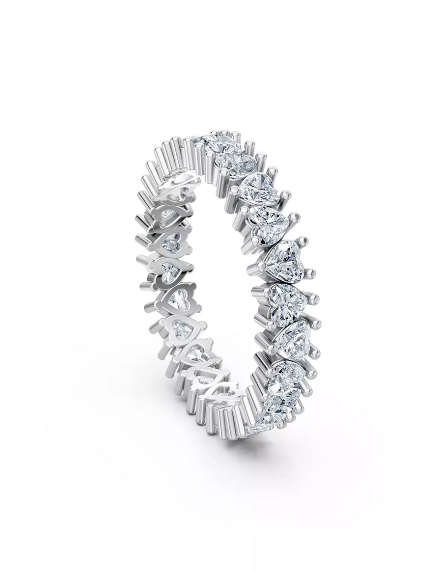 Anillo de Compromiso - piedras laterales - MIO33-RG-CZ