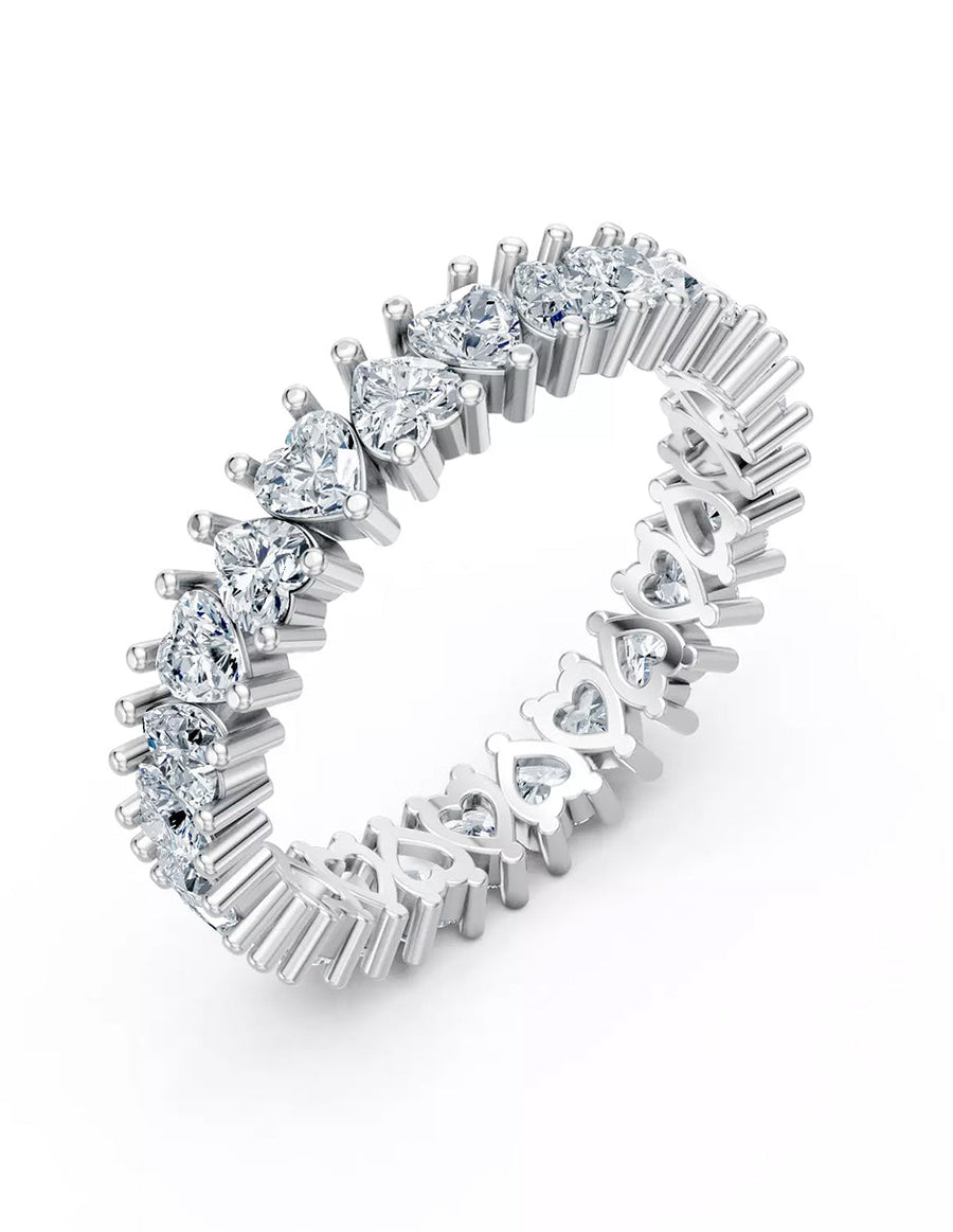 Anillo de Compromiso - piedras laterales - MIO33-RG-CZ