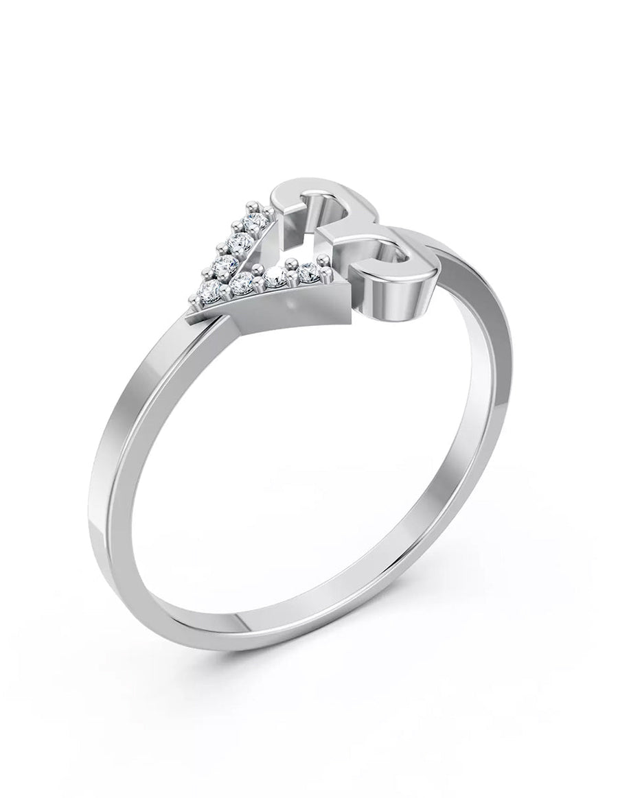 Anillo de Compromiso - pavé - MIO36-RG-CZ