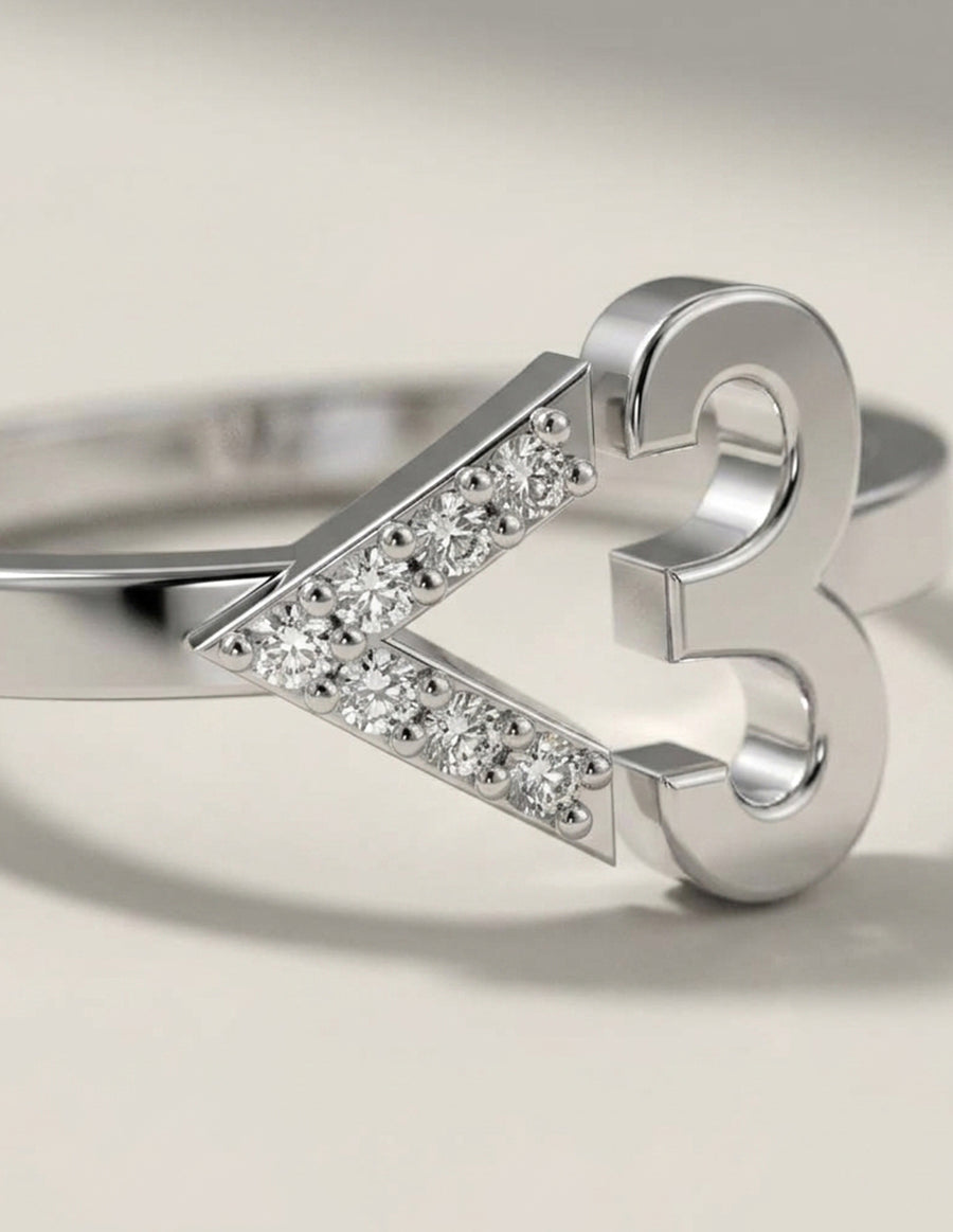 Anillo de Compromiso - pavé - MIO36-RG-CZ