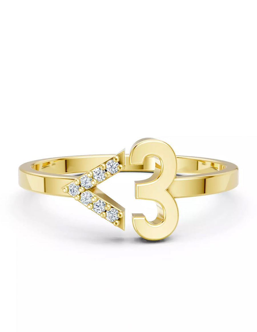 Anillo de Compromiso - pavé - MIO36-RG-CZ