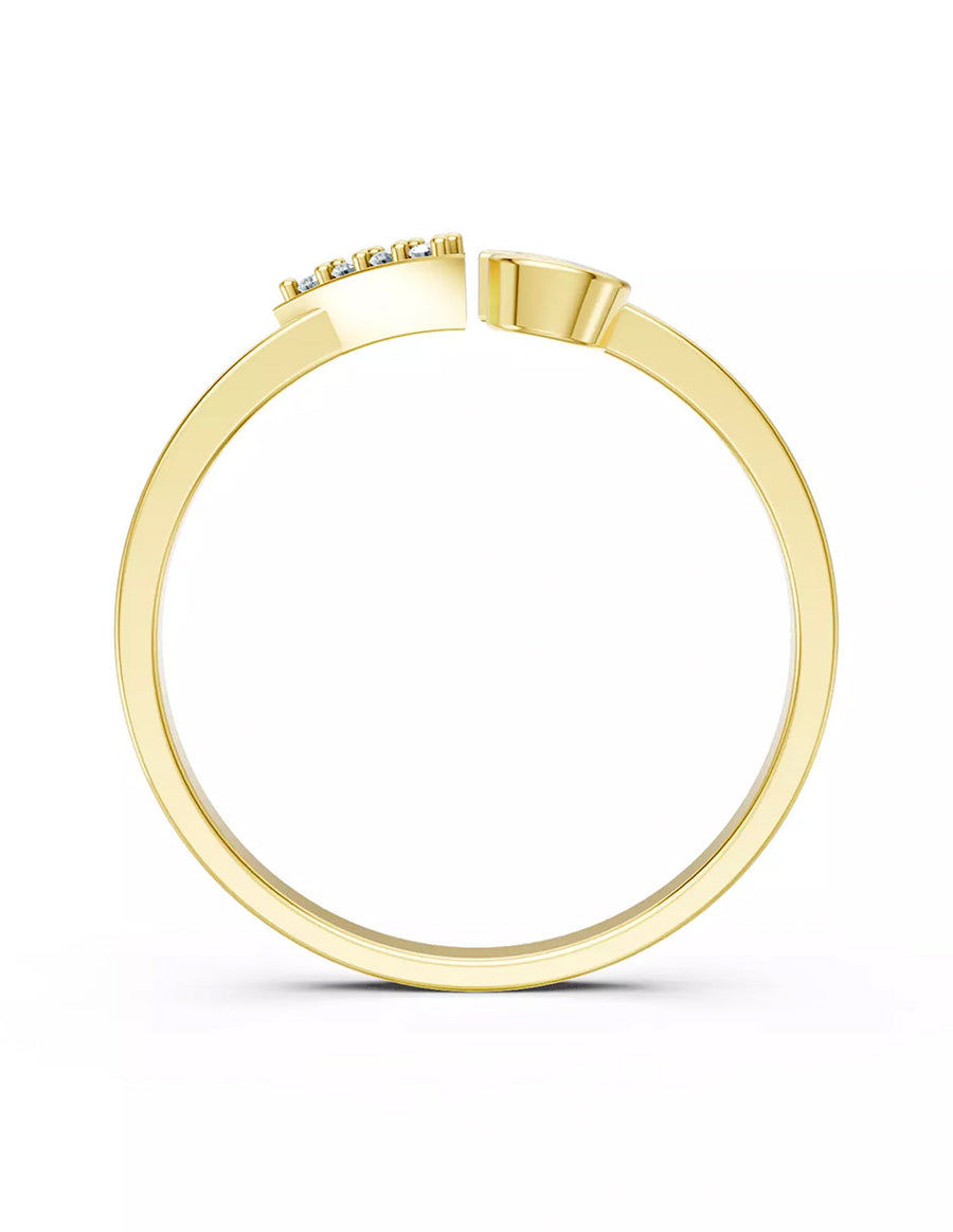Anillo de Compromiso - pavé - MIO36-RG-CZ