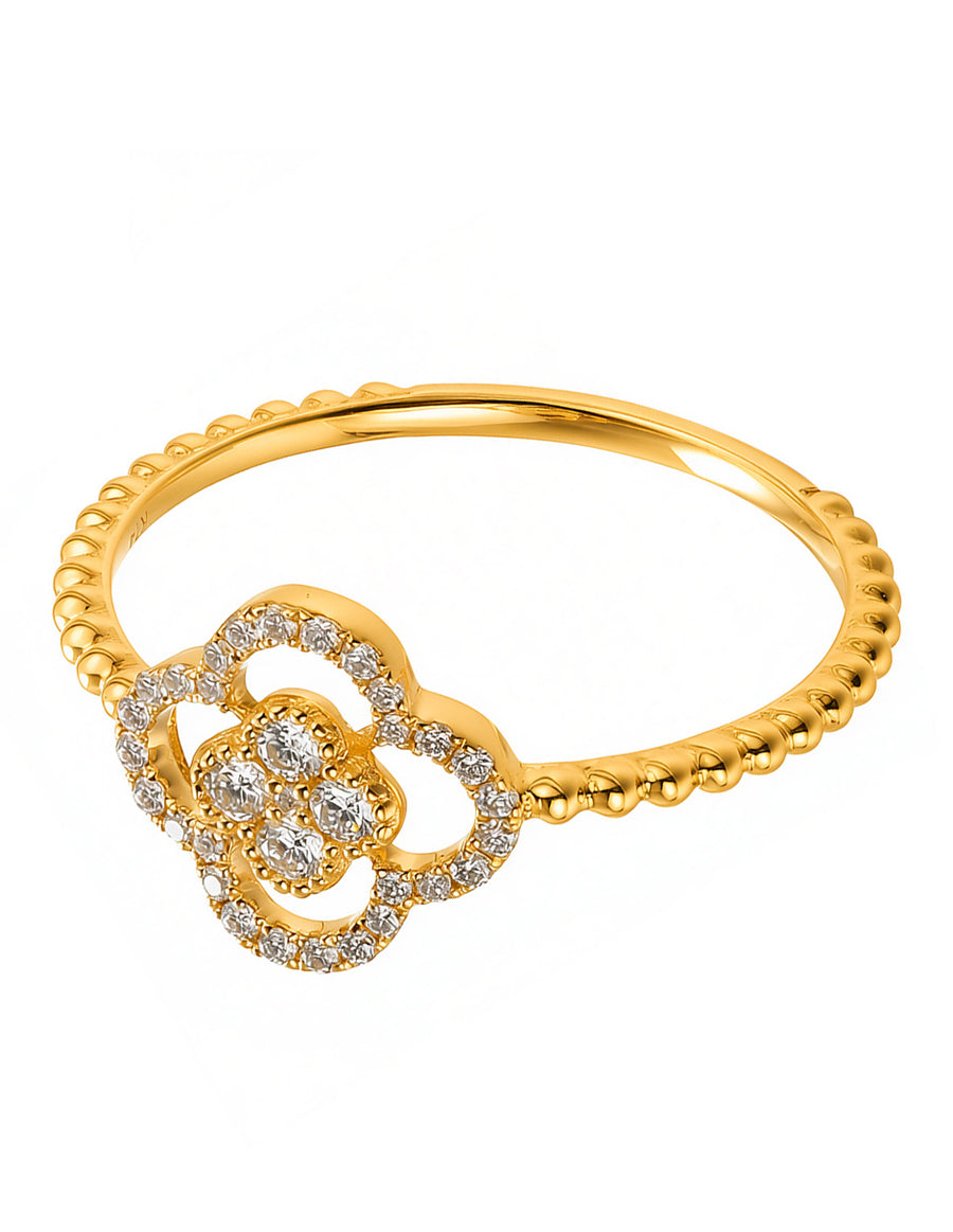 Anillo de Moda con Pavé