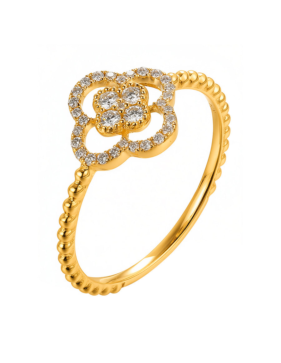 Anillo de Moda con Pavé