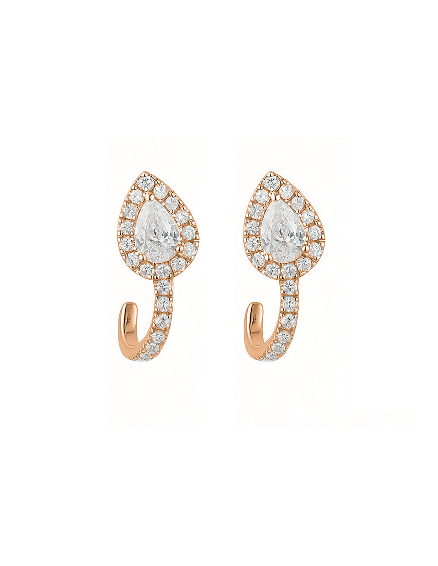 Aretes con Piedras Laterales