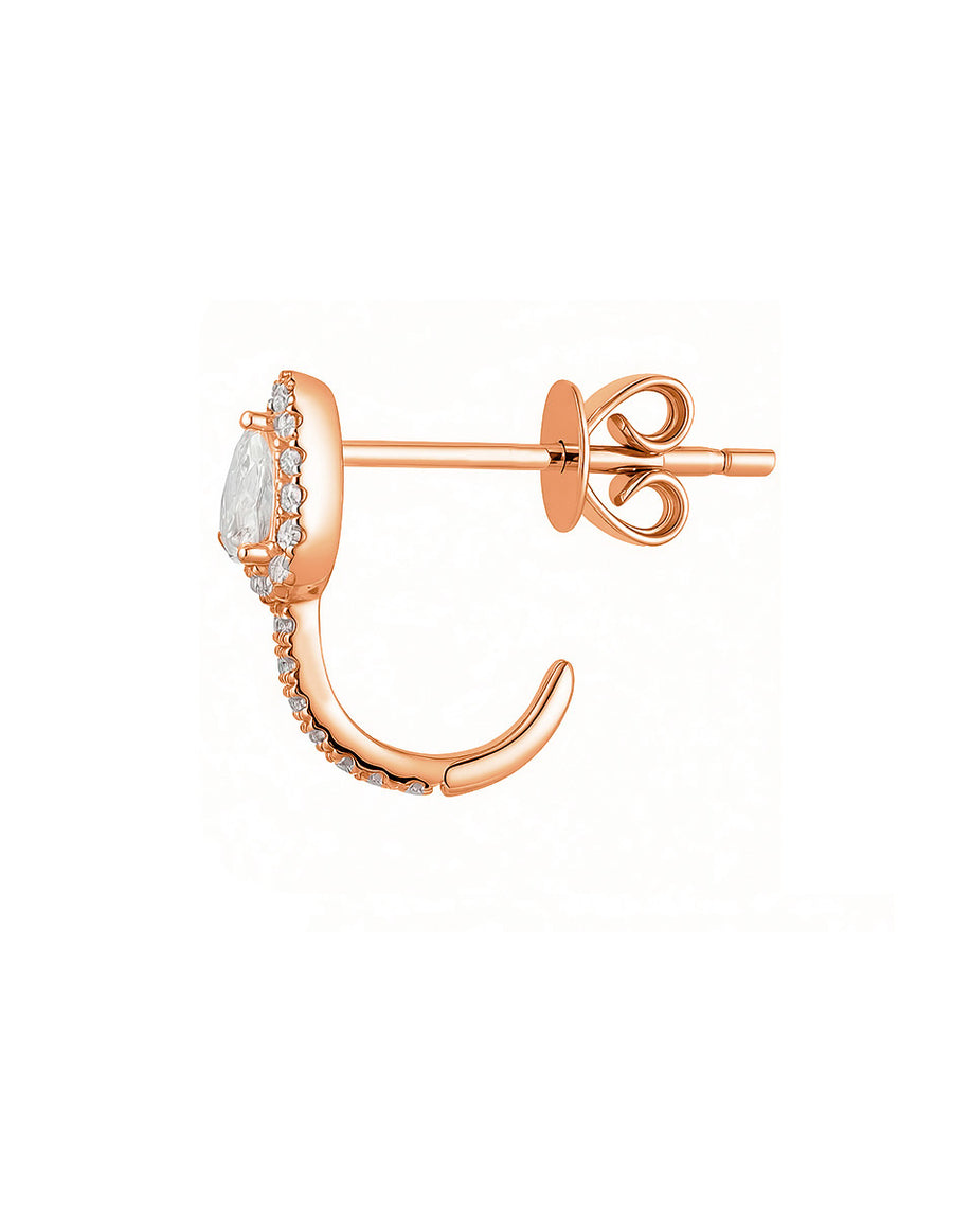 Aretes con Piedras Laterales