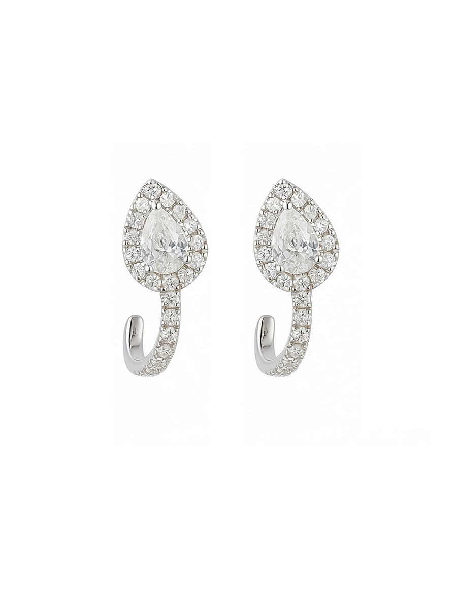 Aretes con Piedras Laterales