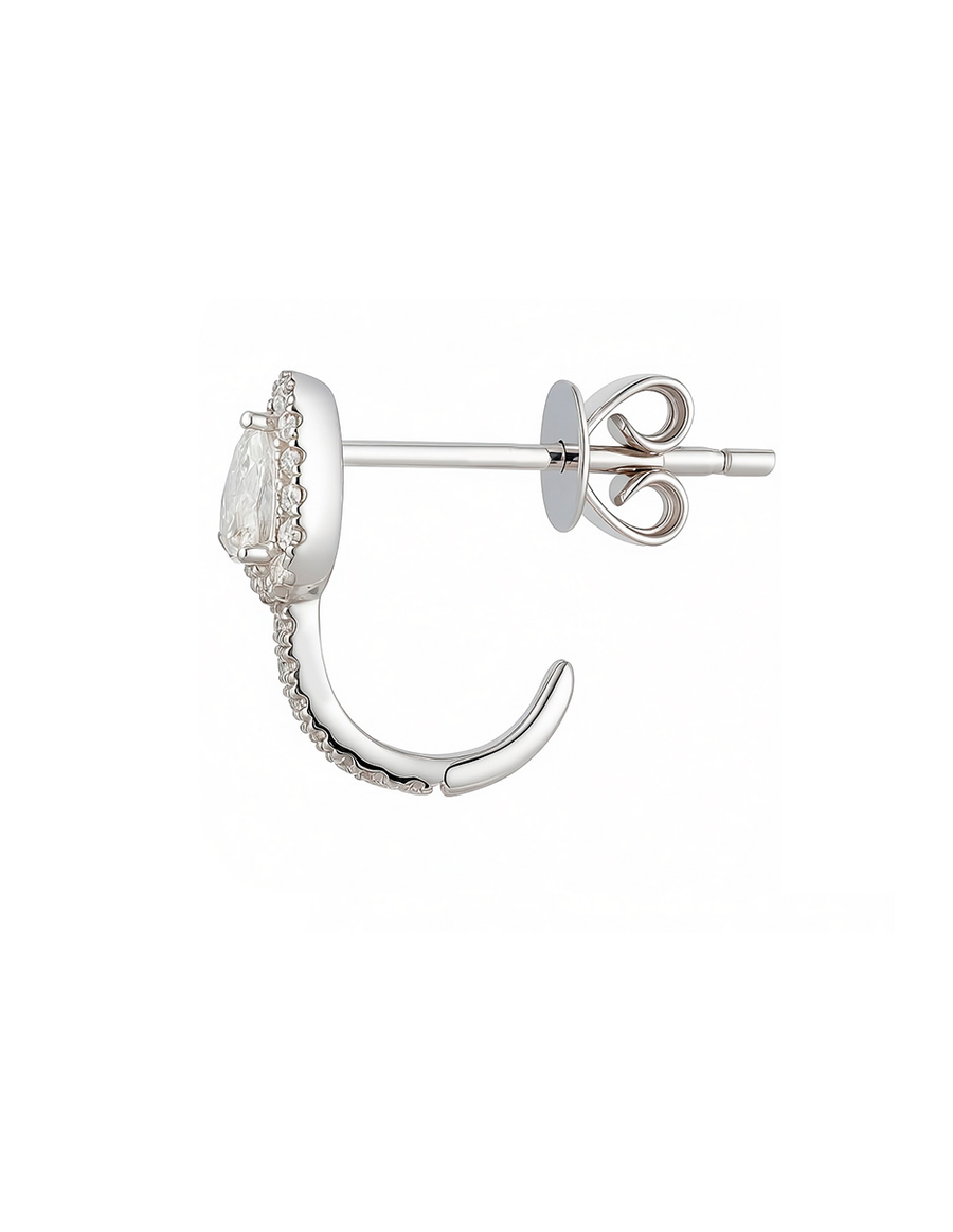 Aretes con Piedras Laterales