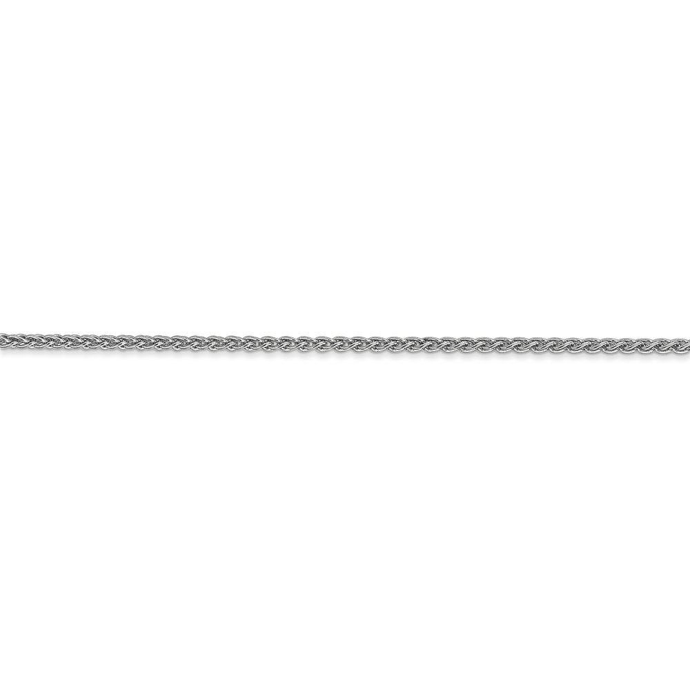 14k WG 1.7mm Spiga Chain