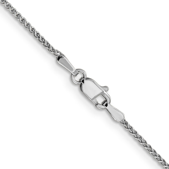 14k WG 1.25mm Spiga D/C Chain